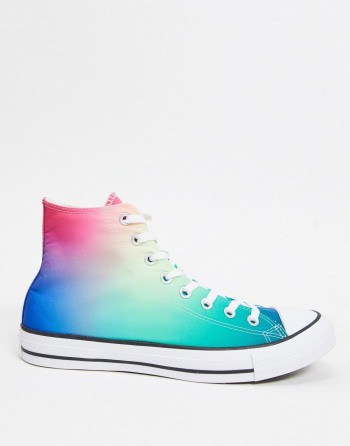 Converse Chuck Taylor All Star Hi Ombre Plave Roze - Ženske Tenisice | 46705CLOQ